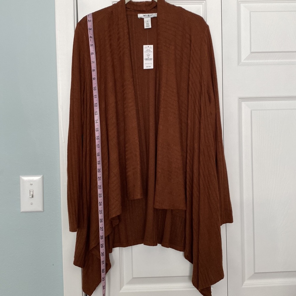 New! WHBM Open Cardigan Sweater - Picture 7 of 9